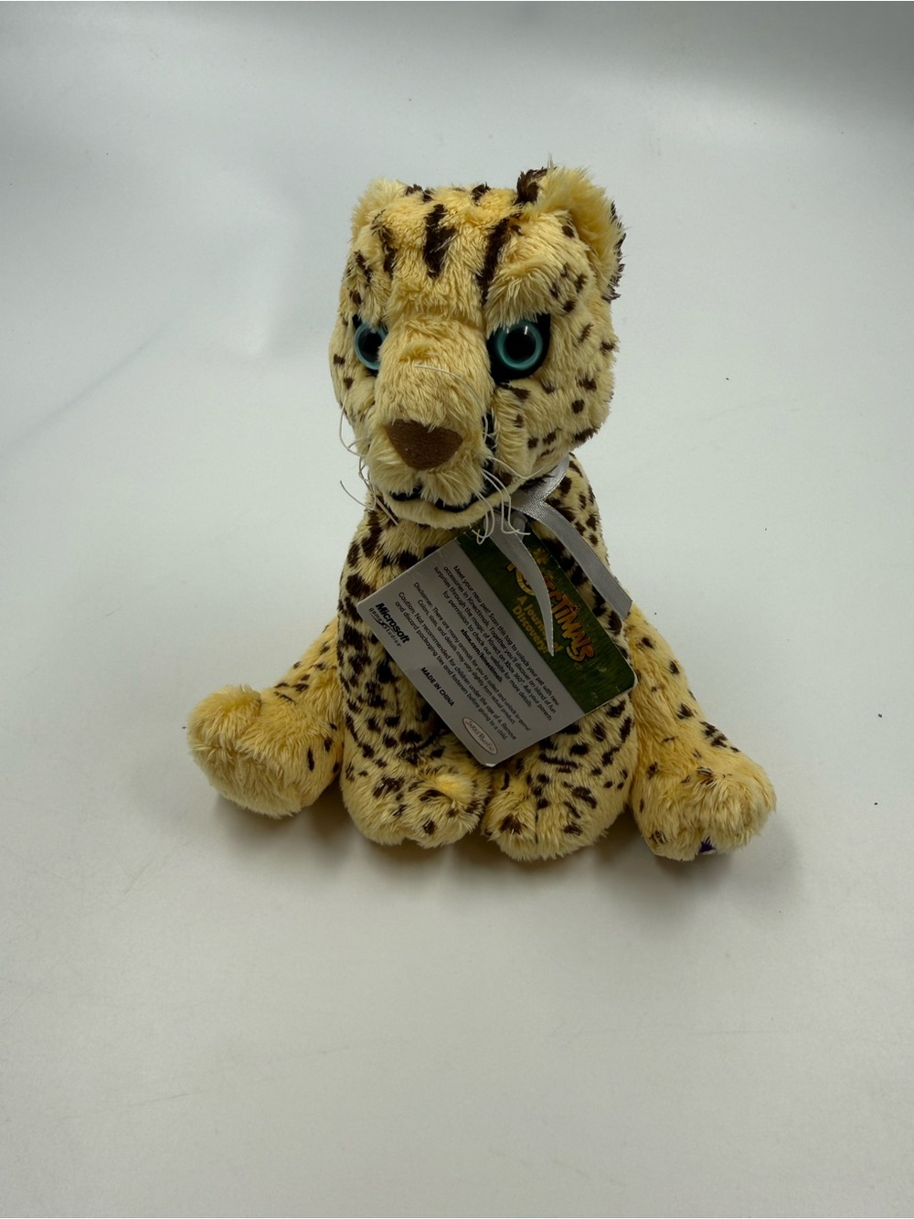 Kinectimals king cheetah 2010 plush toy Microsoft